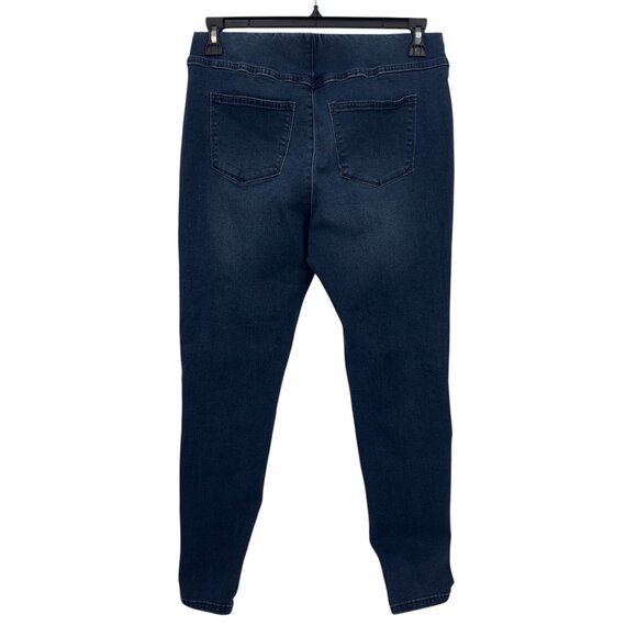 So Surroundings Womens Dark Wash Pull-On Skinny Jeans SZ M Cotton Blend Stretch - Picture 9 of 12